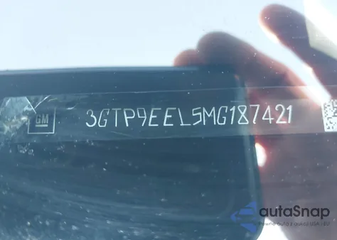 2021 GMC Sierra 1500 4Wd Short Box At4 из США, поврежденный, VIN 3GTP9EEL5MG187421